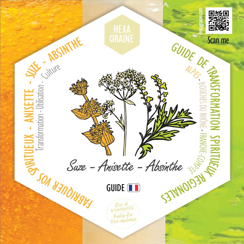 Guide de culture et transformation de plantes médicinales et aromatiques en anisette, absinthe, pastis, picon
